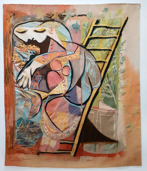 Picasso, Femme au pigeons, tapisserie 1966-67-at. Cauquil-Prince